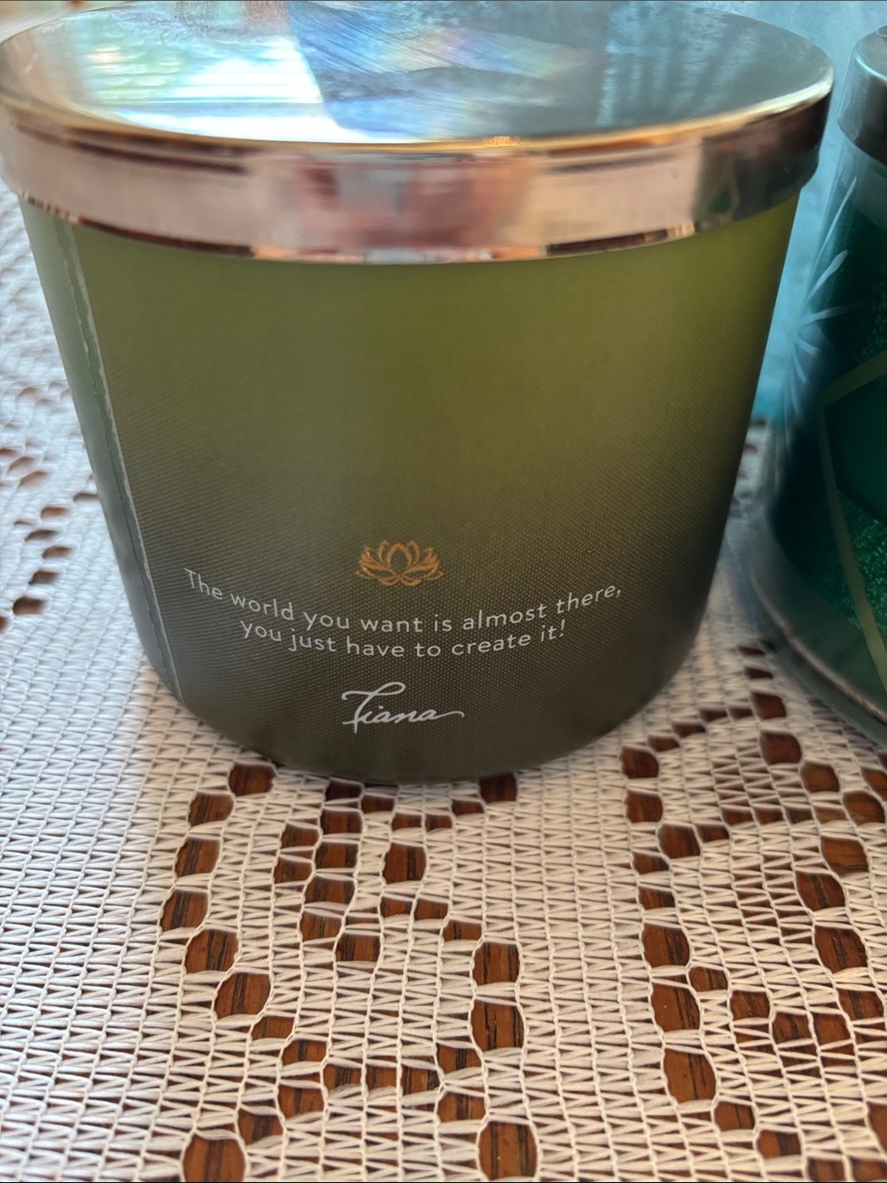 Bath & Body Works Princess Tiana and Merry Mistletoe 3-wick Candles - Picture 3 of 7